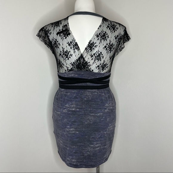 Buffalo David Bitton Black and Gray Mini Dress - Picture 3 of 7